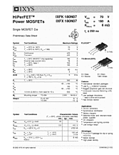 DataSheet IXFK180N07 pdf